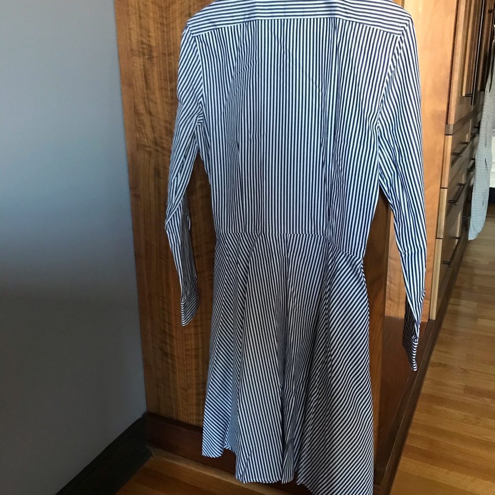 Serena and Lily Navy Stripe Jane Shirtdress - Picture 3 of 4